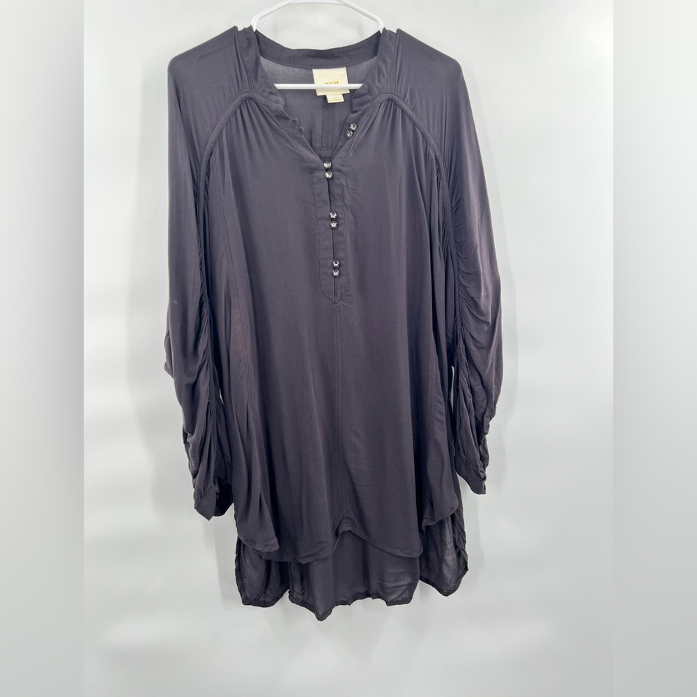 Maeve brown long sleeve shirt size XL